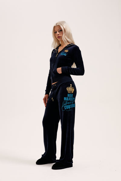 NIGHT SKY HER MAJESTY BAMBOO VELOUR TRACKPANT