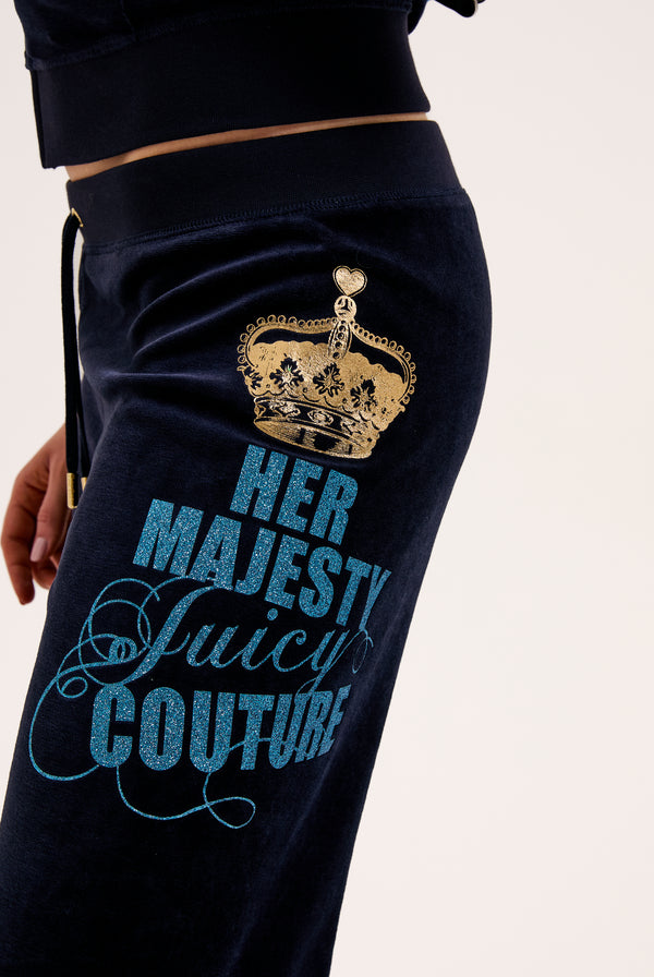 NIGHT SKY HER MAJESTY BAMBOO VELOUR TRACKPANT