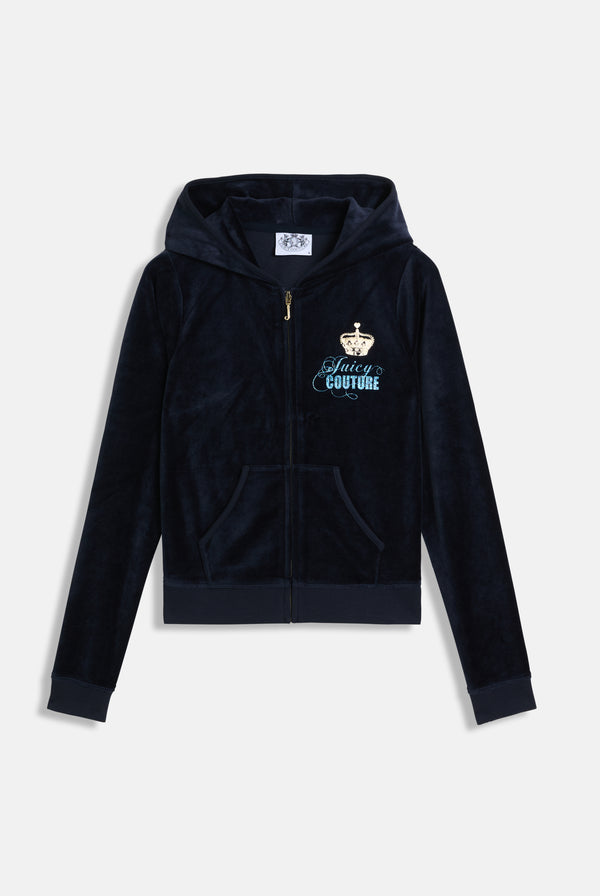 NIGHT SKY HER MAJESTY BAMBOO VELOUR HOODIE