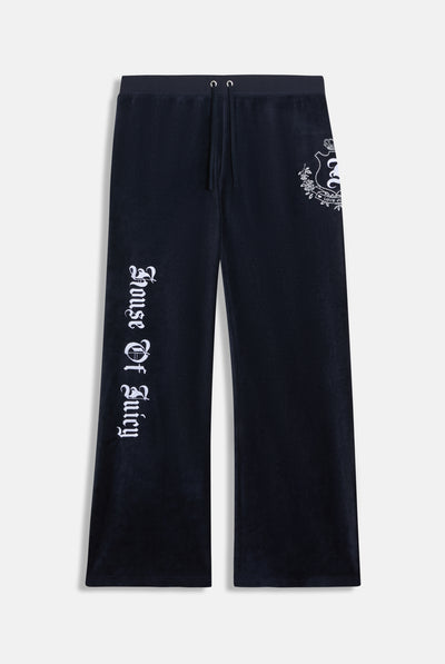 NIGHT SKY HOUSE OF JUICY ULTRA LOW RISE BAMBOO VELOUR HERITAGE BOTTOMS