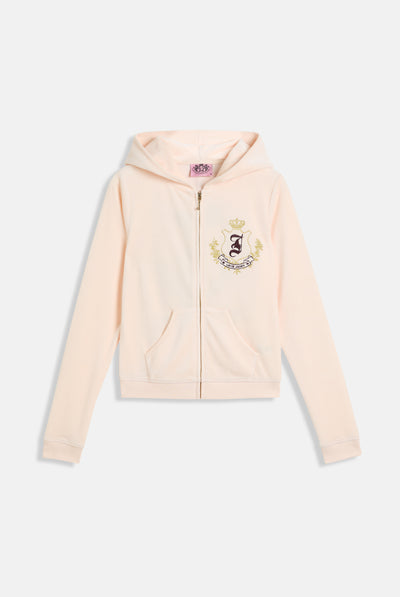 PINK CHAMPAGNE HOUSE OF JUICY BAMBOO VELOUR HOODIE