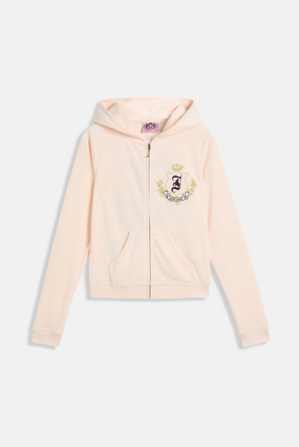 PINK CHAMPAGNE HOUSE OF JUICY BAMBOO VELOUR HOODIE