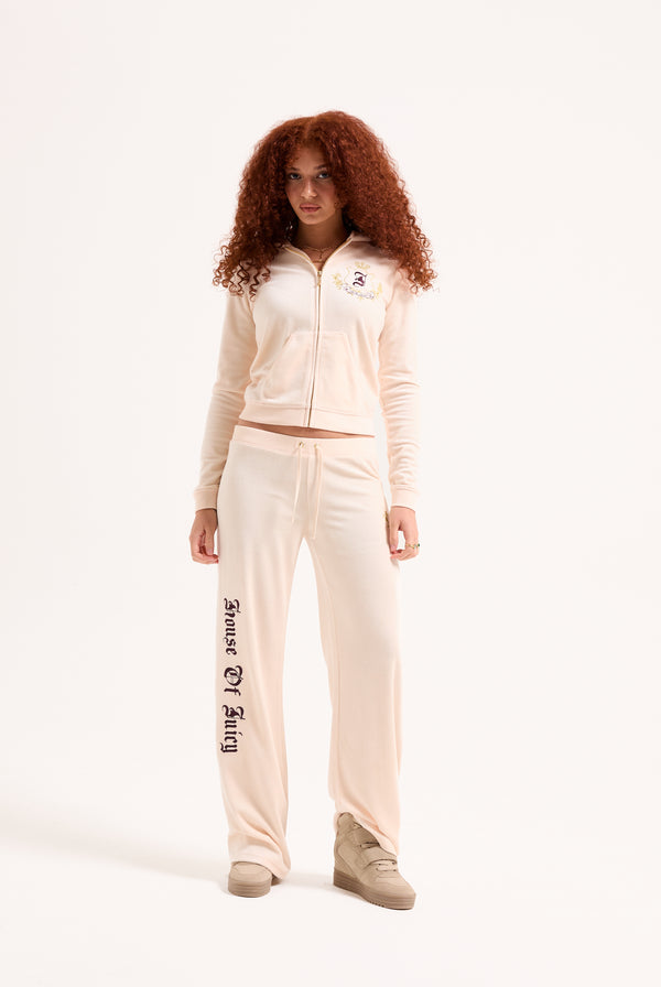 PINK CHAMPAGNE HOUSE OF JUICY BAMBOO VELOUR HOODIE