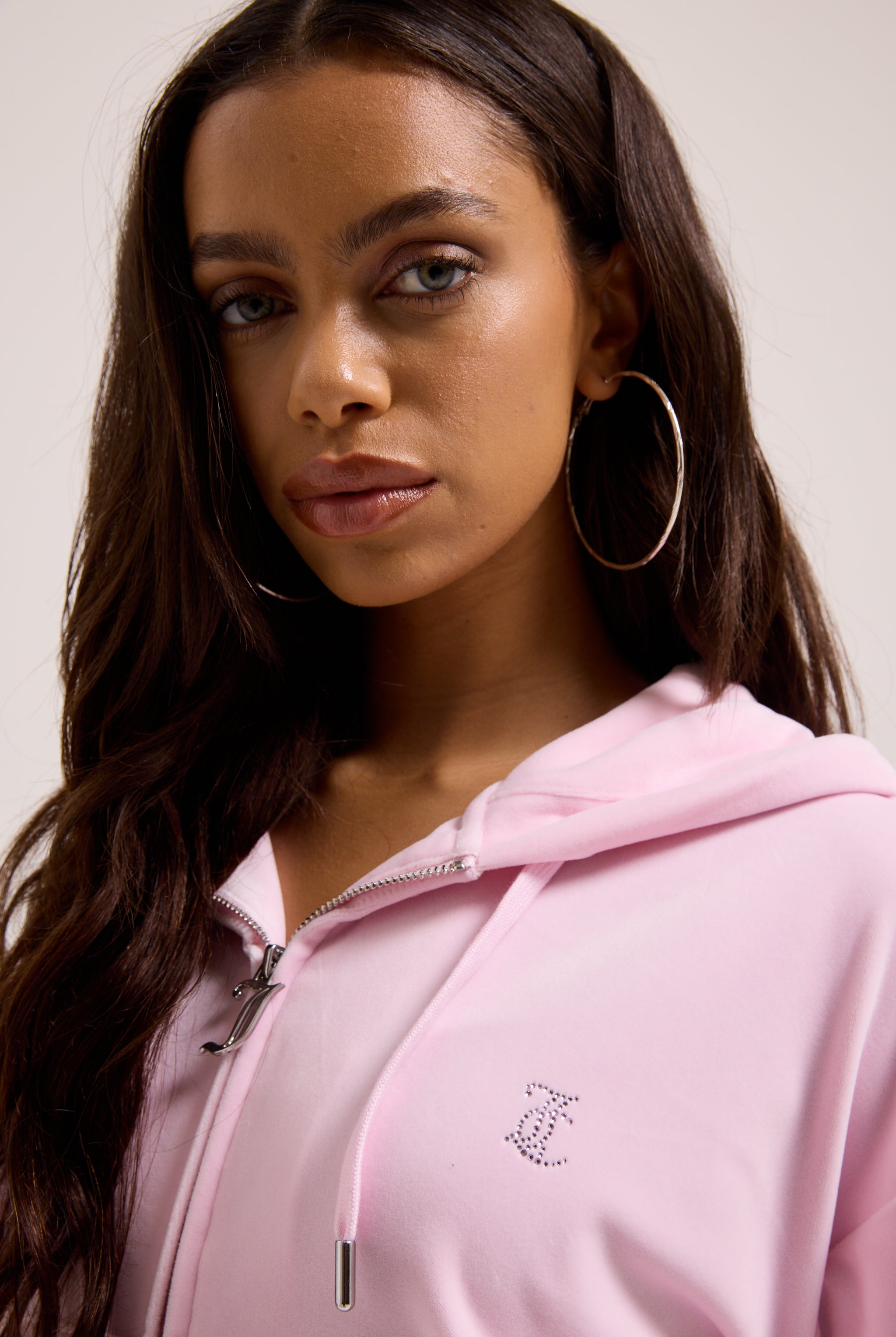 CHERRY BLOSSOM CHERRY BLOSSOM OUTLINE DIAMANTE OVERSIZED CROPPED