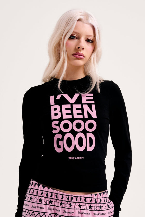 BLACK & PINK IVE BEEN GOOD PYJAMA SET