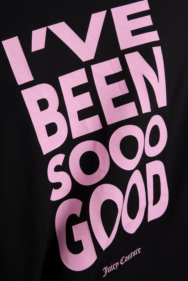 BLACK & PINK IVE BEEN GOOD PYJAMA SET