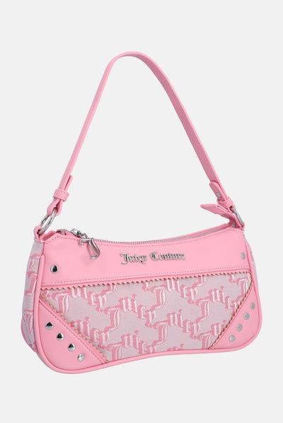 JUICY PINK JACQUARD PU BAG