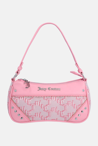 JUICY PINK JACQUARD PU BAG