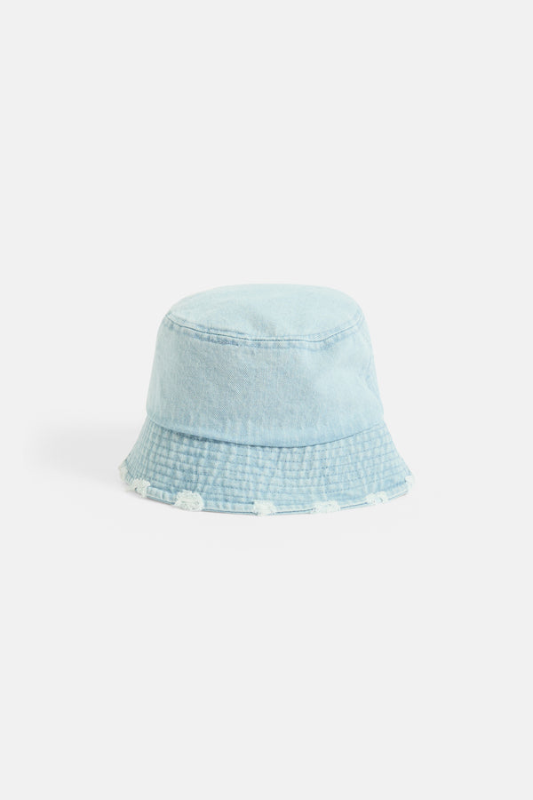 LIGHT DENIM BUCKET HAT