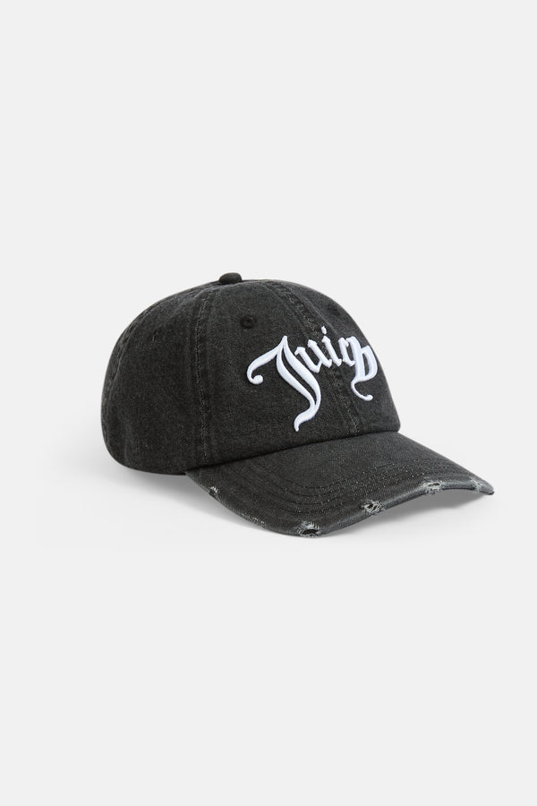 GREY DENIM JUICY CAP