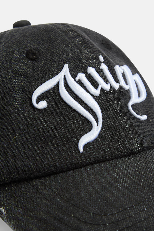 GREY DENIM JUICY CAP