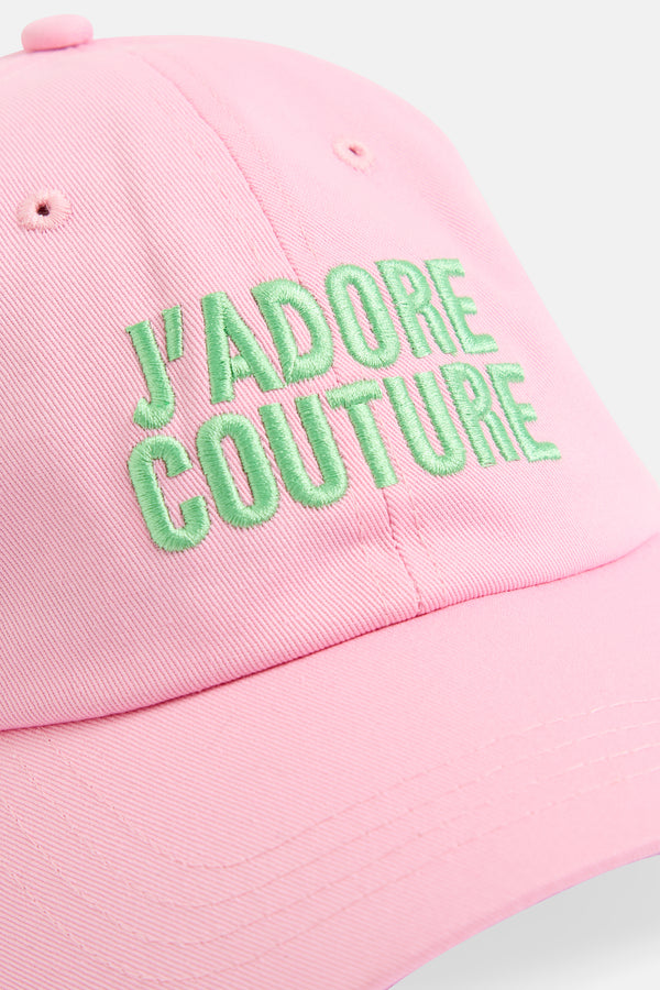 BEGONIA PINK J'ADORE COUTURE CAP