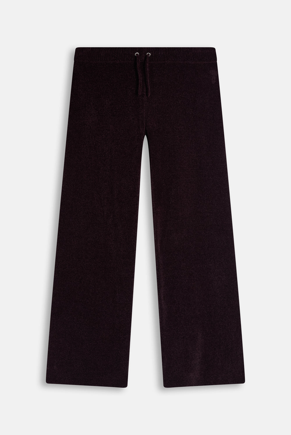 Displays the Winetasting 'Juicy' branded Luxe Knit Straight Leg Pant