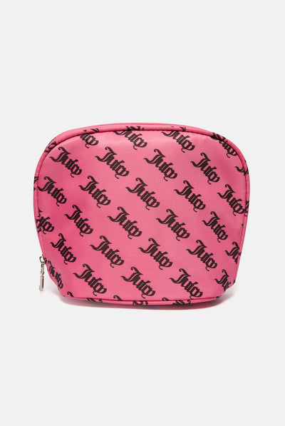 BLACK GRAPHIC COSMETIC BAG