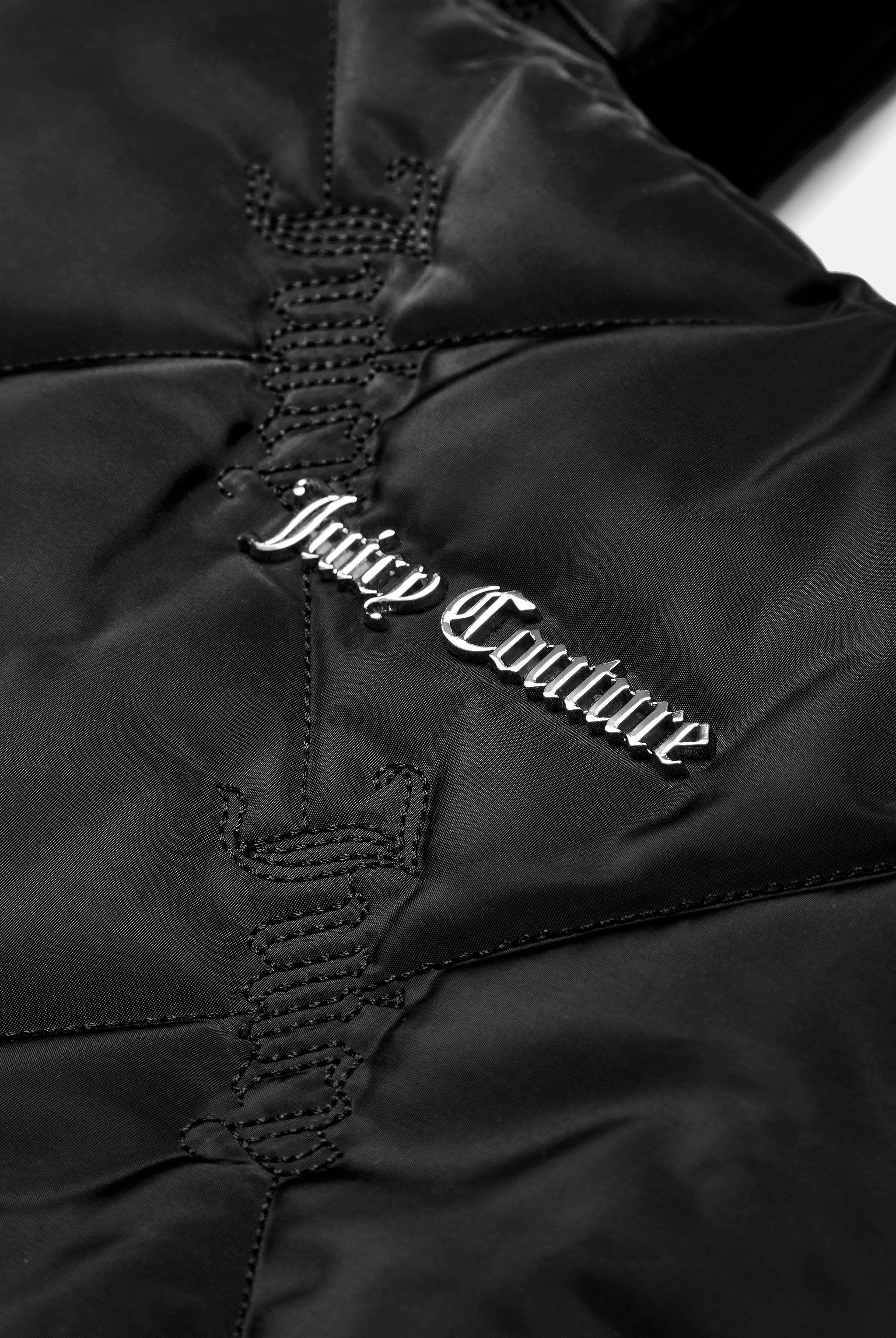 BLACK QUILTED SHOULDER BAG Juicy Couture UK