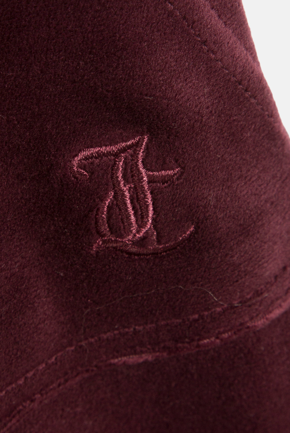 Winetasting/ Gold Wide Leg Classic Velour Track Pant