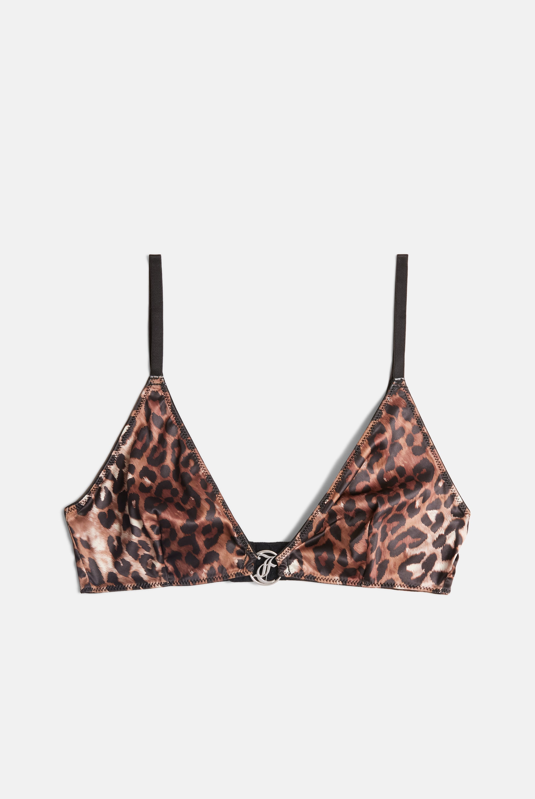 Juicy Couture Leopard Print Push Up Bra Women's Size 36D Tan