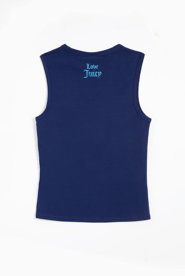 THE ICONS | BLUE DEPTHS 'DUDE WHERE'S MY COUTURE' TANK