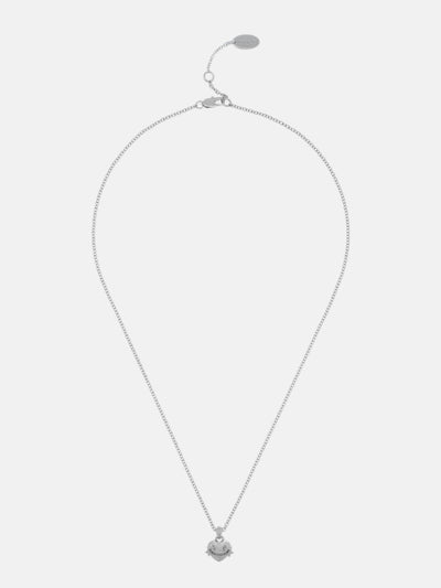 SILVER TONE ICON HEART SMALL PENDANT