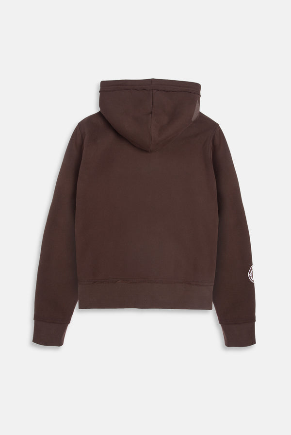 JAVA LONGLINE FLEECE ZIP THROUGH HOODIE