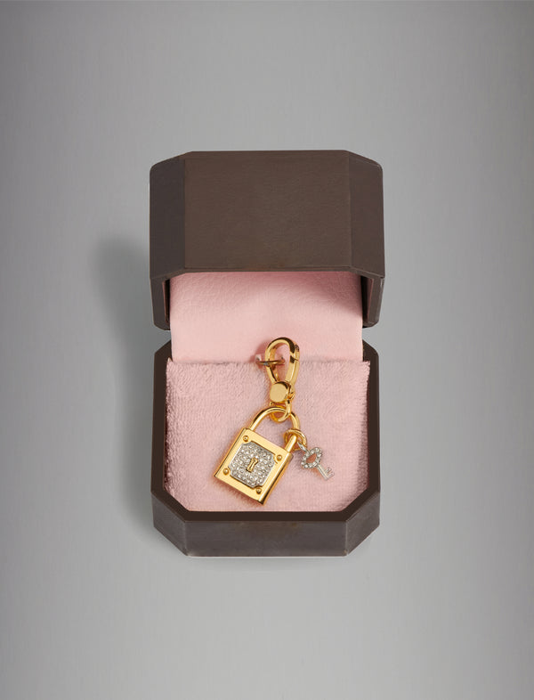 GOLD LOCK & KEY CHARM