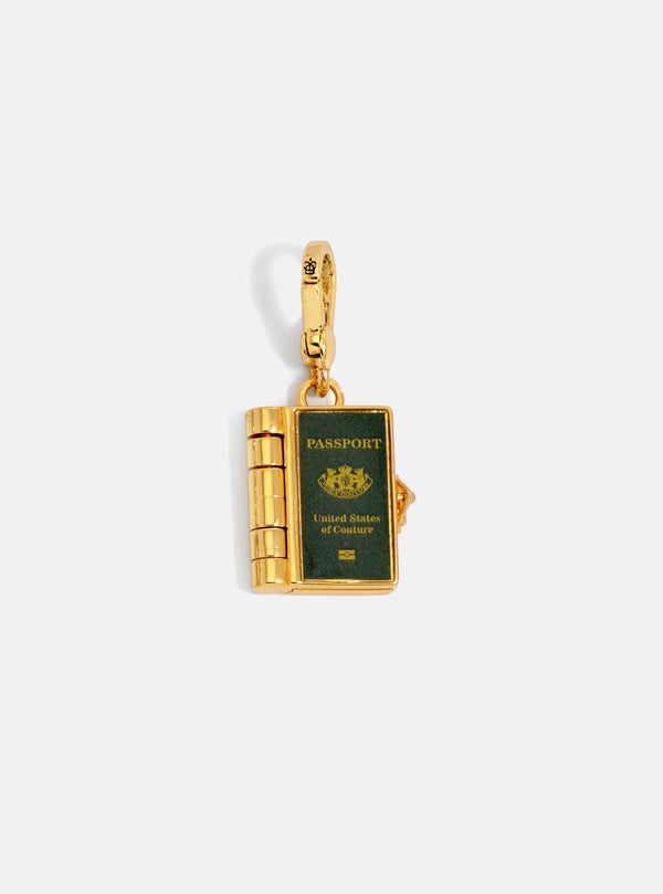 GOLD PASSPORT CHARM
