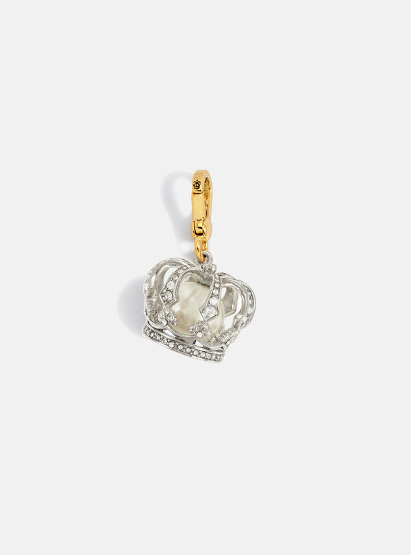 GOLD CRYSTAL CROWN CHARM