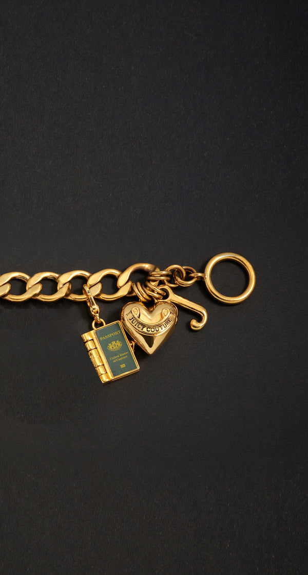 GOLD PASSPORT CHARM