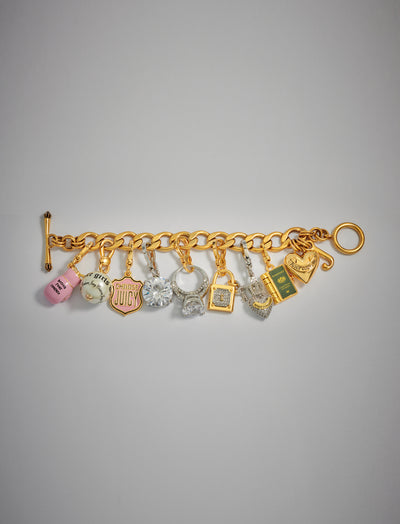 GOLD CRYSTAL CROWN CHARM