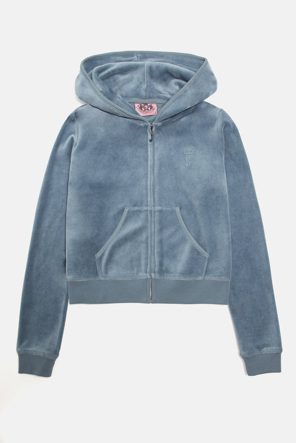 BLUESTONE BAMBOO VELOUR HERITAGE HOODIE