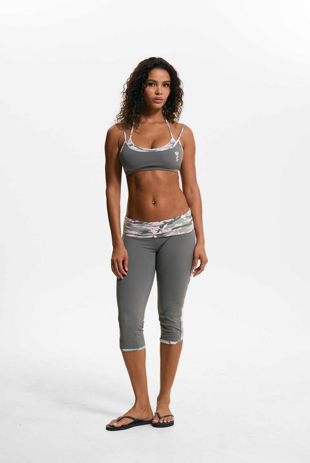 Thyme Sport Contrast Capris
