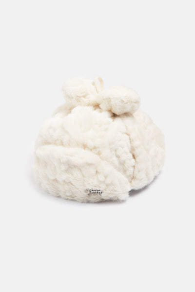 SUGAR SIZZLE FAUX FUR POM POM TRAPPER HAT