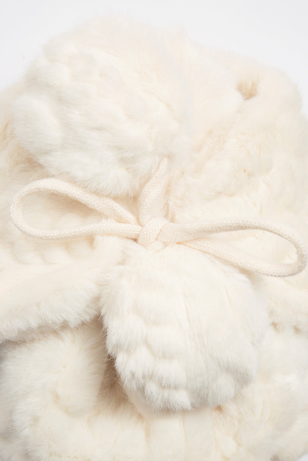 SUGAR SIZZLE FAUX FUR POM POM TRAPPER HAT