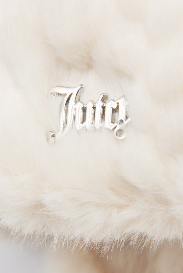 SUGAR SIZZLE FAUX FUR POM POM TRAPPER HAT