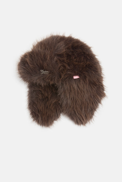 JAVA FAUX FUR TRAPPER HAT