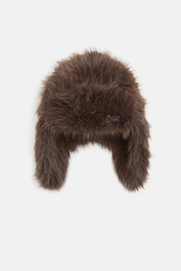 JAVA FAUX FUR TRAPPER HAT