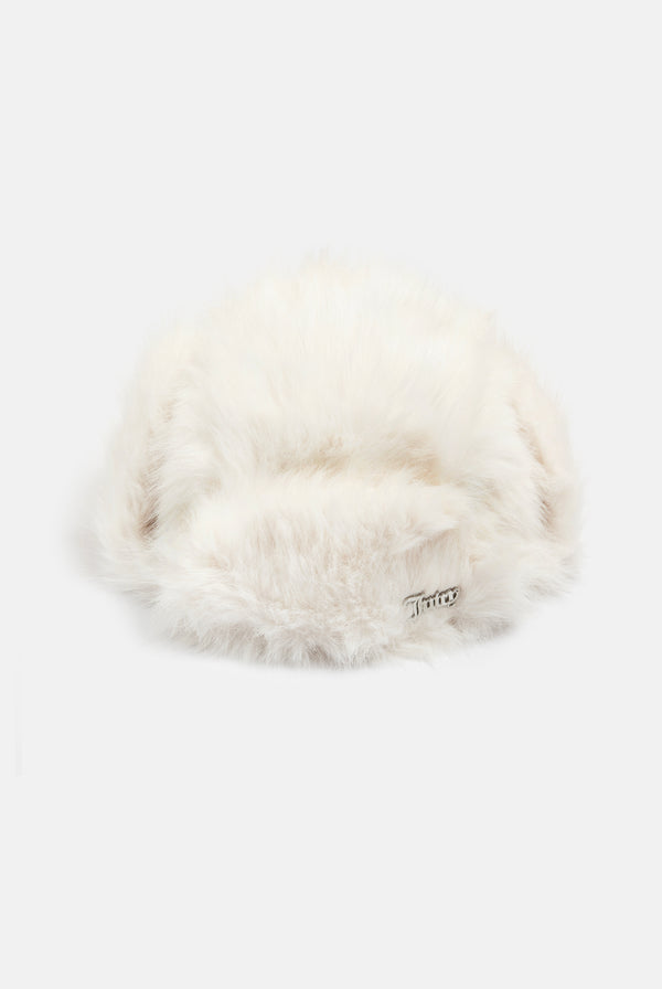 SUGAR SWIZZLE FAUX FUR TRAPPER HAT