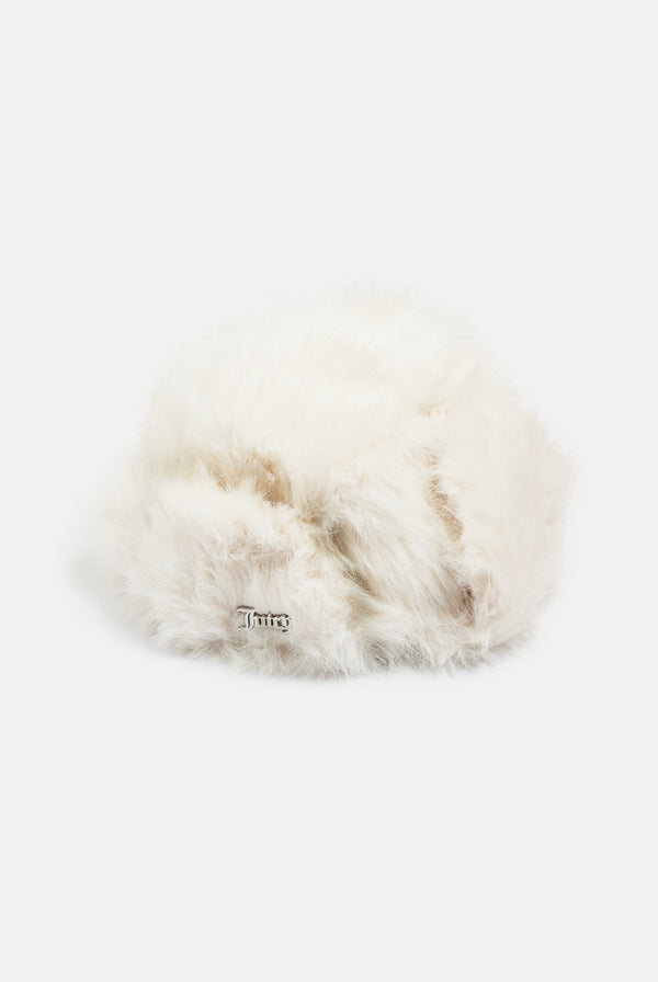 SUGAR SWIZZLE FAUX FUR TRAPPER HAT