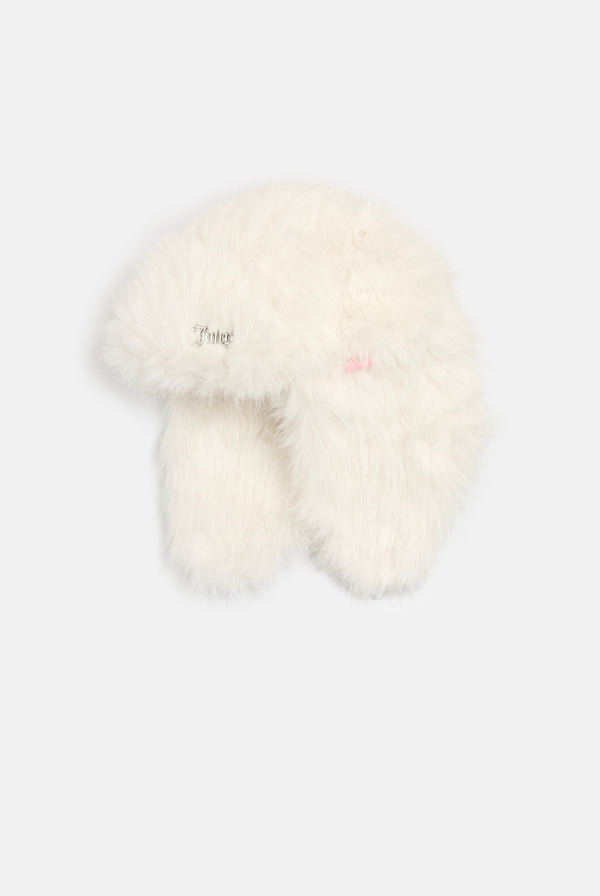 SUGAR SWIZZLE FAUX FUR TRAPPER HAT