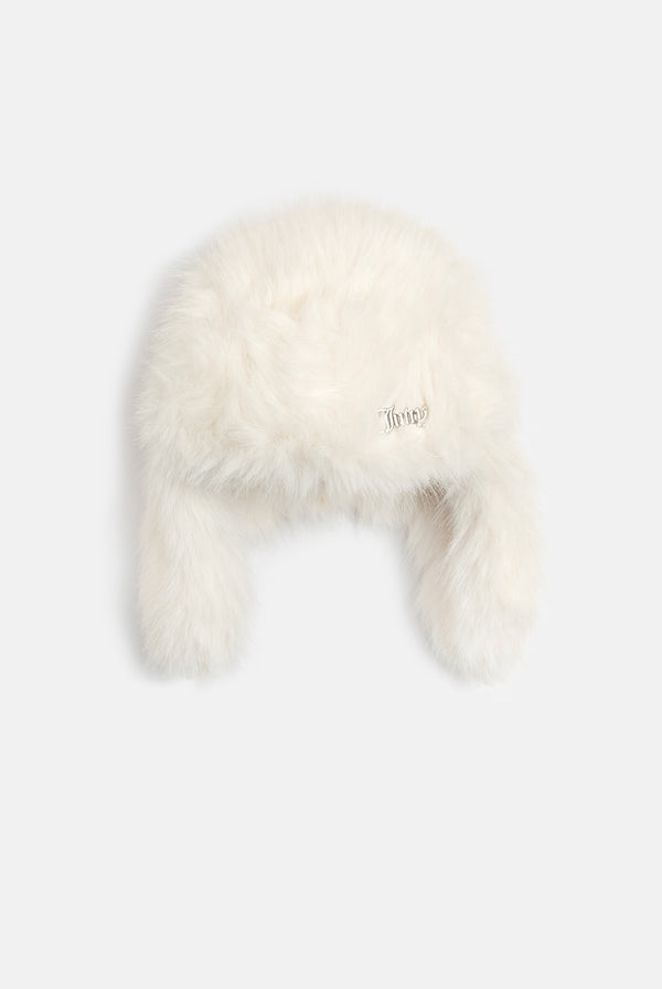 SUGAR SWIZZLE FAUX FUR TRAPPER HAT