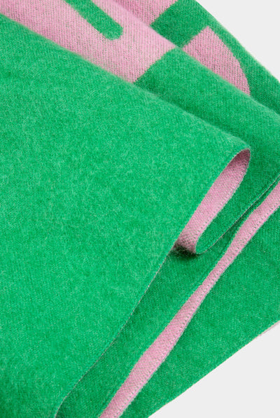 CONTRAST JUICY CROWN FOOTBALL SCARF