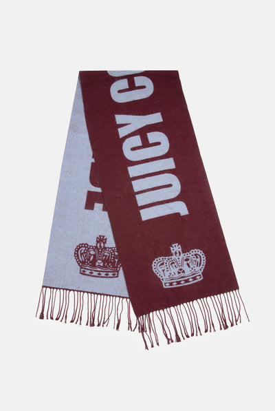 CONTRAST JUICY CROWN FOOTBALL SCARF