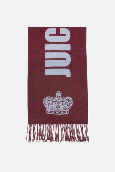 CONTRAST JUICY CROWN FOOTBALL SCARF