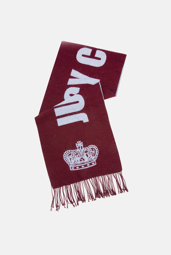 CONTRAST JUICY CROWN FOOTBALL SCARF