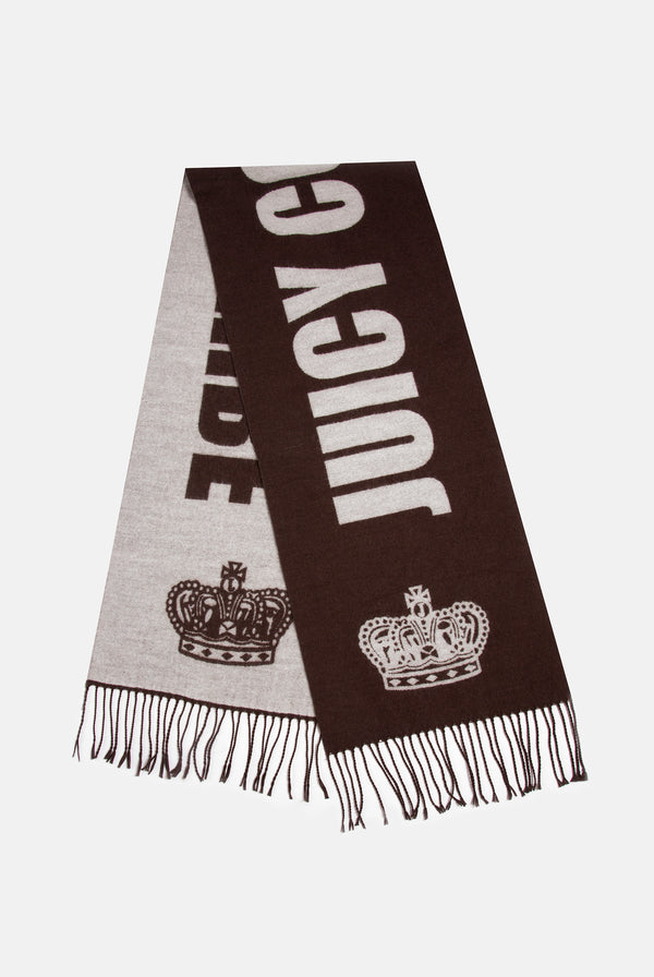 CONTRAST JUICY CROWN FOOTBALL SCARF
