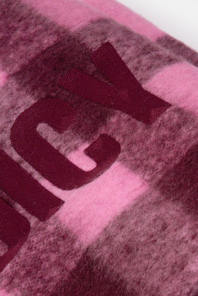 JUICY CHECK FLAT KNIT SCARF