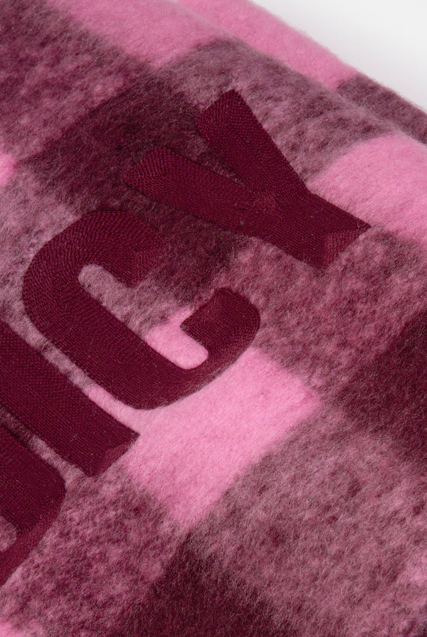 JUICY CHECK FLAT KNIT SCARF