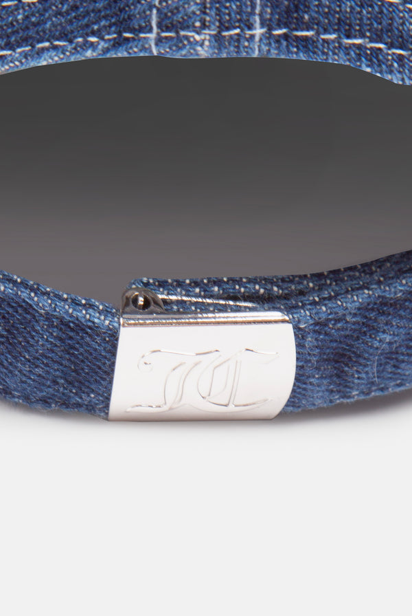 JUICY BLEACH WASH DENIM CAP
