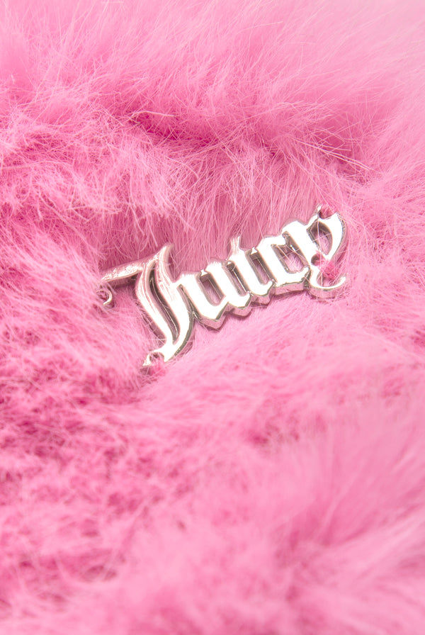 BEGONIA PINK FAUX FUR HAT