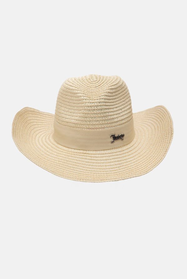 NATURAL STRAW COWBOY HAT